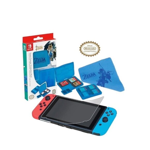 Nintendo Switch The Legend Of Zelda Game Traveler Protection Pack New - Picture 3 of 9
